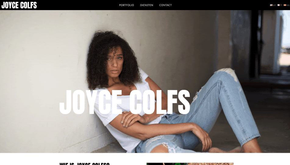Joyce Colfs - website